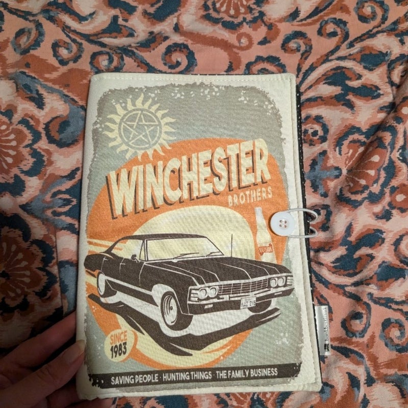 Supernatural book sleeve cover 