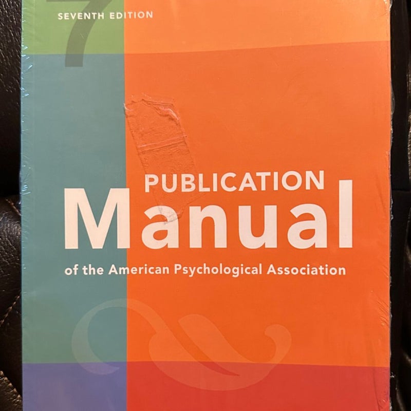 Publication Manual of the American Psychological Association