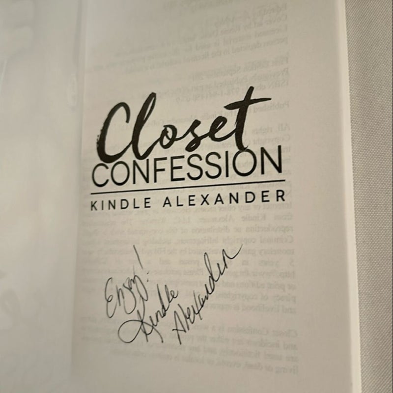 Closet Confession - Signed