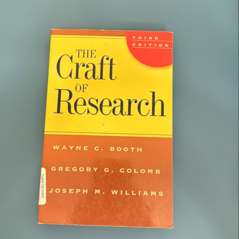 The Craft of Research