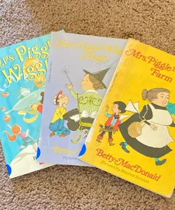 Mrs. Piggle-wiggle, Mrs. Piggle wiggle’s magic and Mrs. Piggle-Wiggle’s Farm