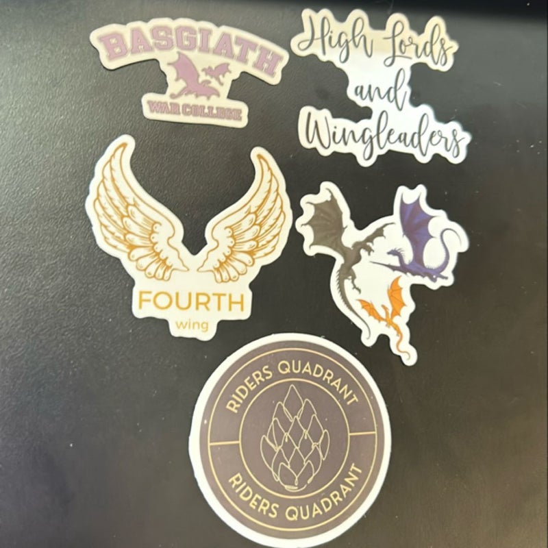 Fourth Wing Sticker Bundle