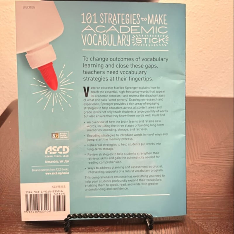 101 Strategies to Make Academic Vocabulary Stick