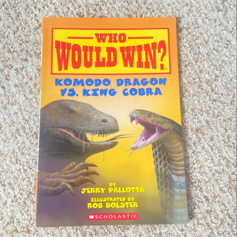 Komodo Dragon vs. King Cobra