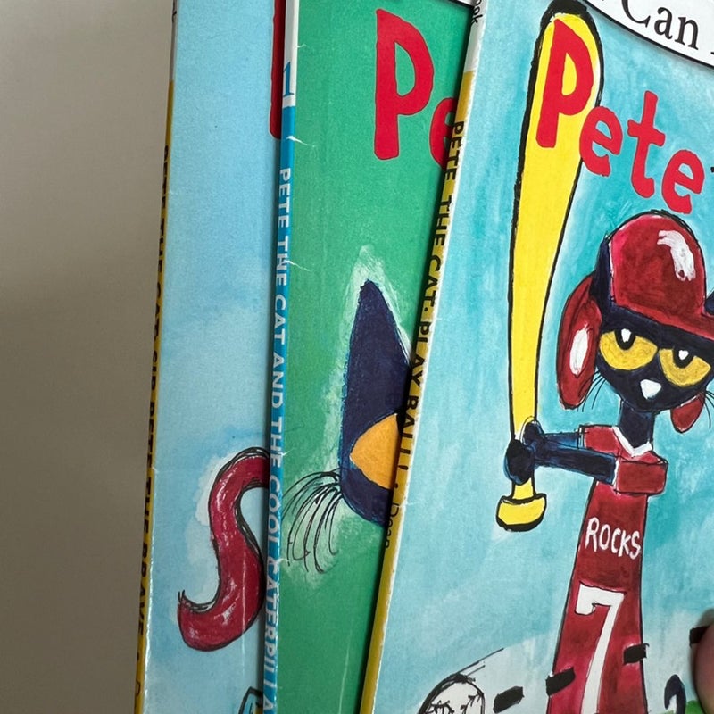 Pete the Cat: Sir Pete the Brave (plus 8 additional books)