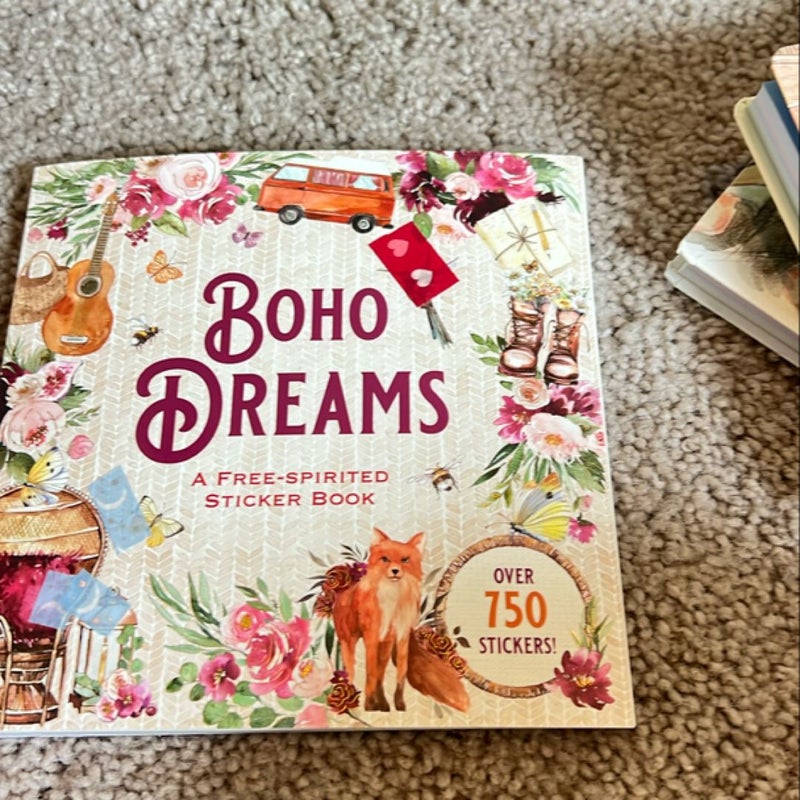 Boho Dreams Sticker Book