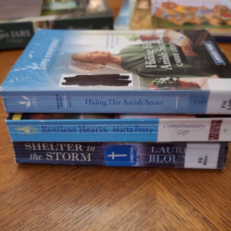 Amish book bundle, lot, set