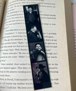 Nick Jonas mini photobooth strip bookmark 