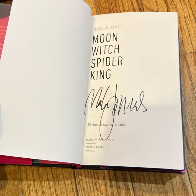 Moon Witch, Spider King (signed Waterstones edition)