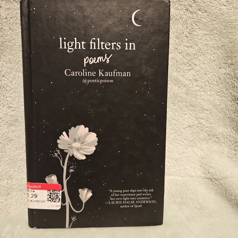 Light Filters in: Poems