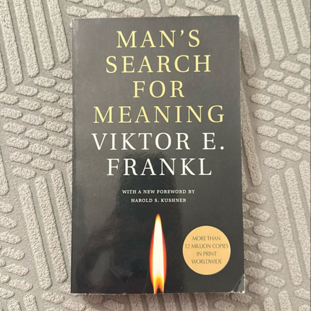 Man's Search for Meaning (OLD EDITION/OUT of PRINT)