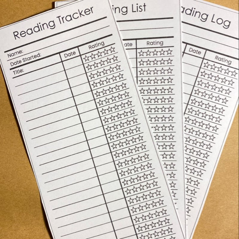 Add on Reading Tracker Bookmarks