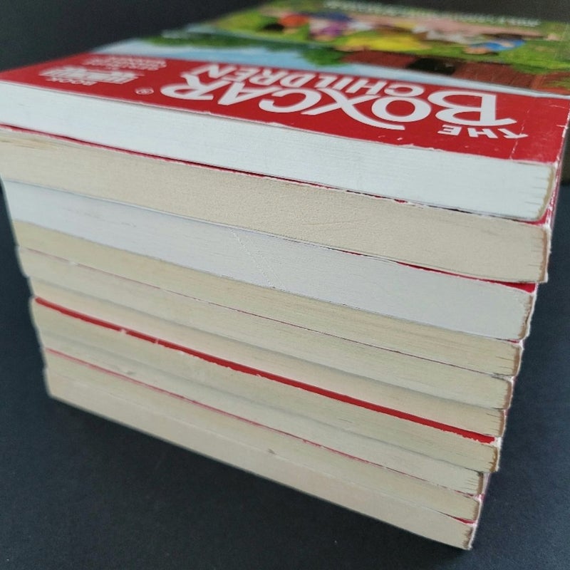 THE BOXCAR CHILDREN LOT OF 10 VINTAGE BOOKS GERTRUDE CHANDLER WARNER & SPEC. ED.