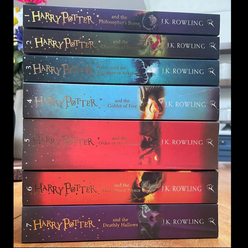 Harry Potter Box Set: The Complete Collection: HP and the Philosopher's Stone • HP and the Chamber of Secrets • HP and the Prisoner of Azkaban • HP and the Goblet of Fire • HP and the Order of the Phoenix • HP and the Half-Blood Prince • HP and the Deathly Hallows