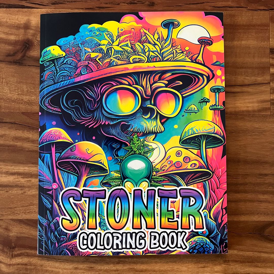 Stoner Coloring Book by Lauren Kay, Paperback