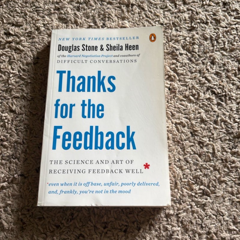 Thanks for the Feedback