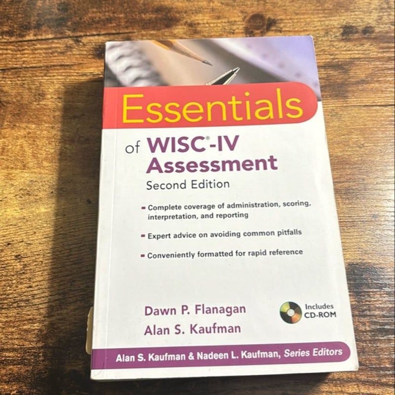 Essentials of WISC-IV Assessment