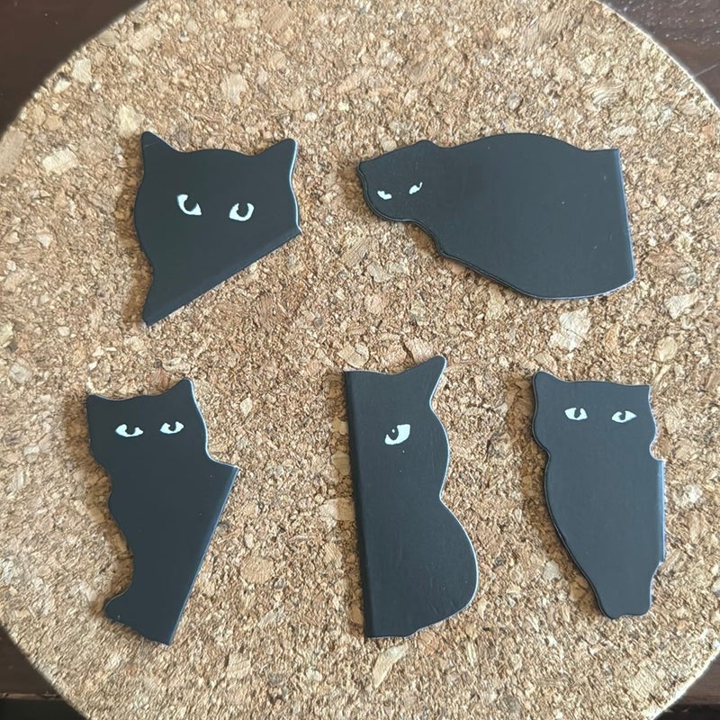 1 pc Magnetic Cat Bookmark 🐈‍⬛ 