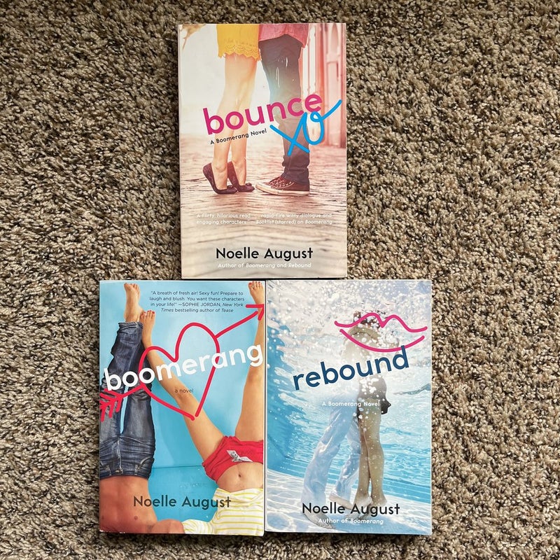 Complete series Rebound, boomerang, & bounce xo 