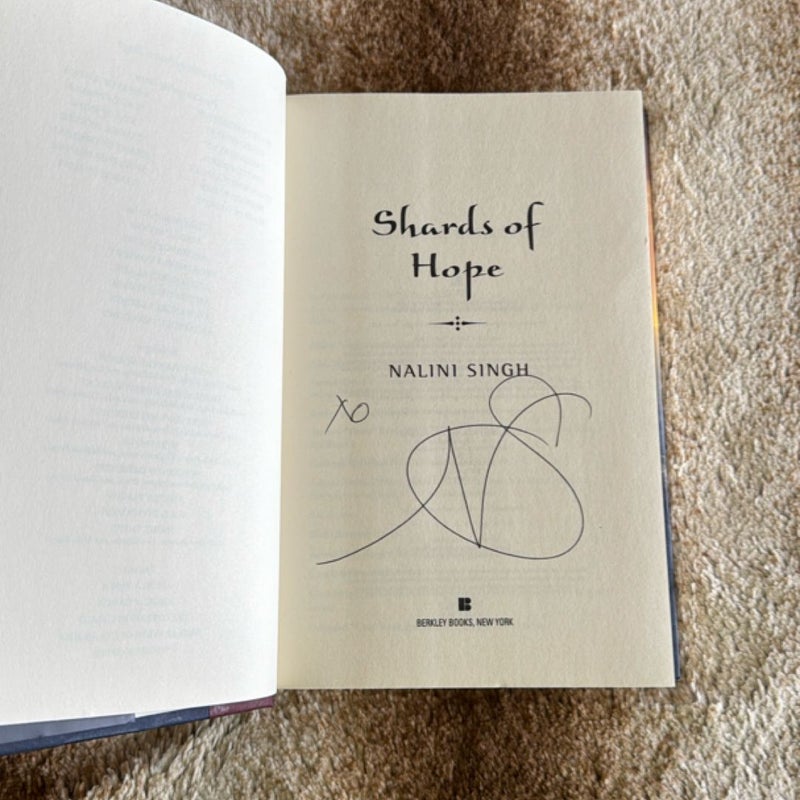 Shards of Hope *HAND SIGNED* *First Edition First Printing*