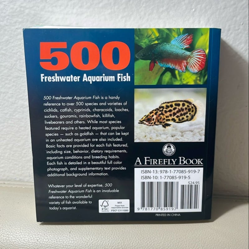 500 Freshwater Aquarium Fish