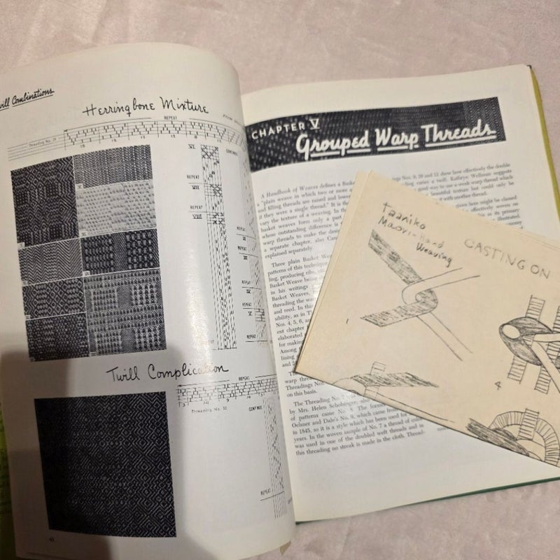 1970s Handweavers Pattern book 