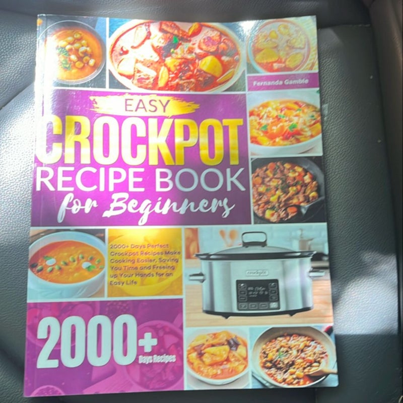 Easy crockpot recipe book for beginners 