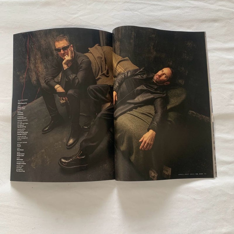 GQ Trent Reznor & Atticus Ross “The Dark Wizards” Issue April/May 2024 Magazine