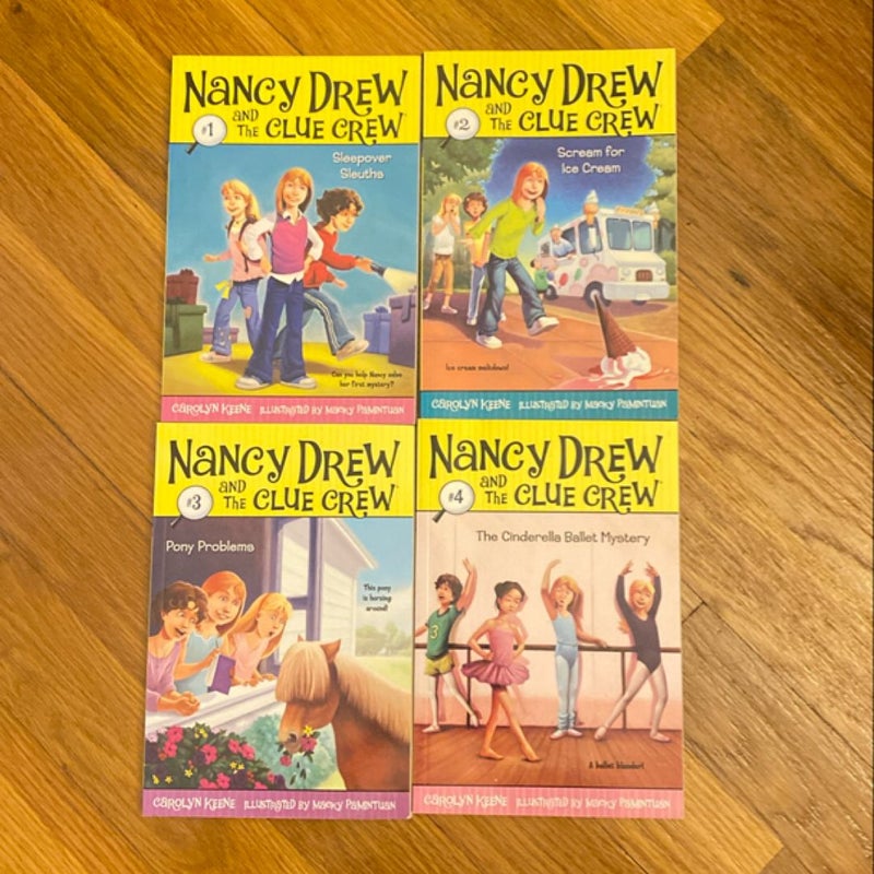 Nancy Drew and the Clue Crew 1-4