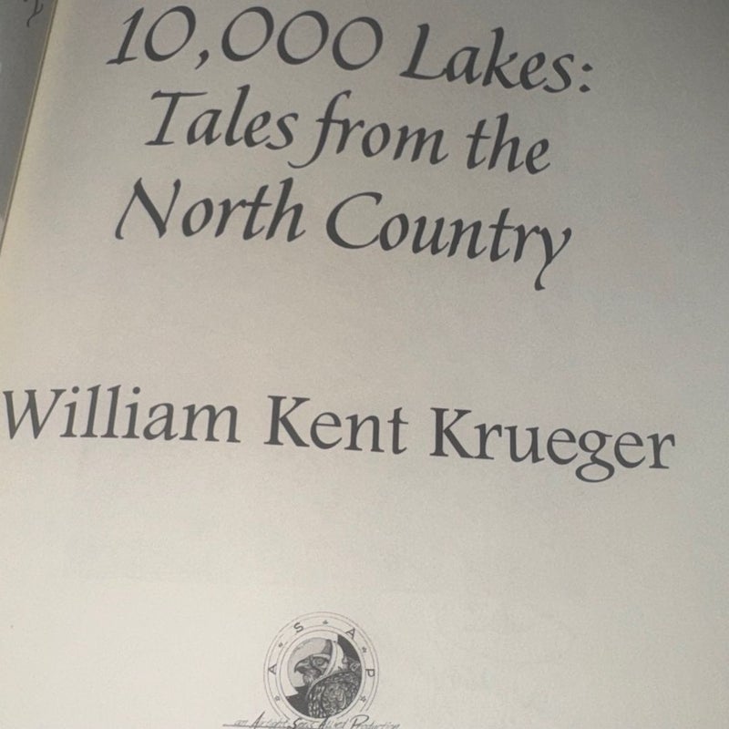 10,000 LAKES TALES FROM THE NORTH COUNTY SIGNED 