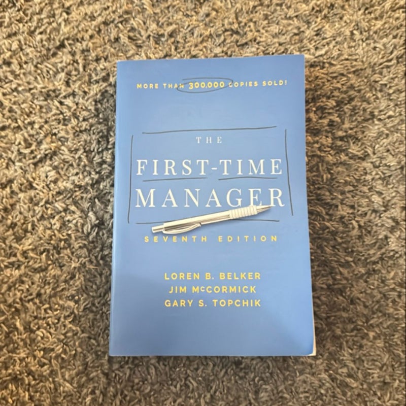 The First-Time Manager