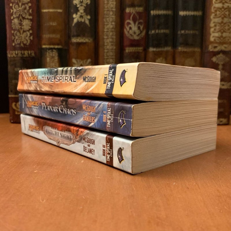 Magic The Gathering: Complete Time Spiral Cycle Trilogy Set: Time Spiral, Planar Chaos, Future Sight, All First Edition First Printing