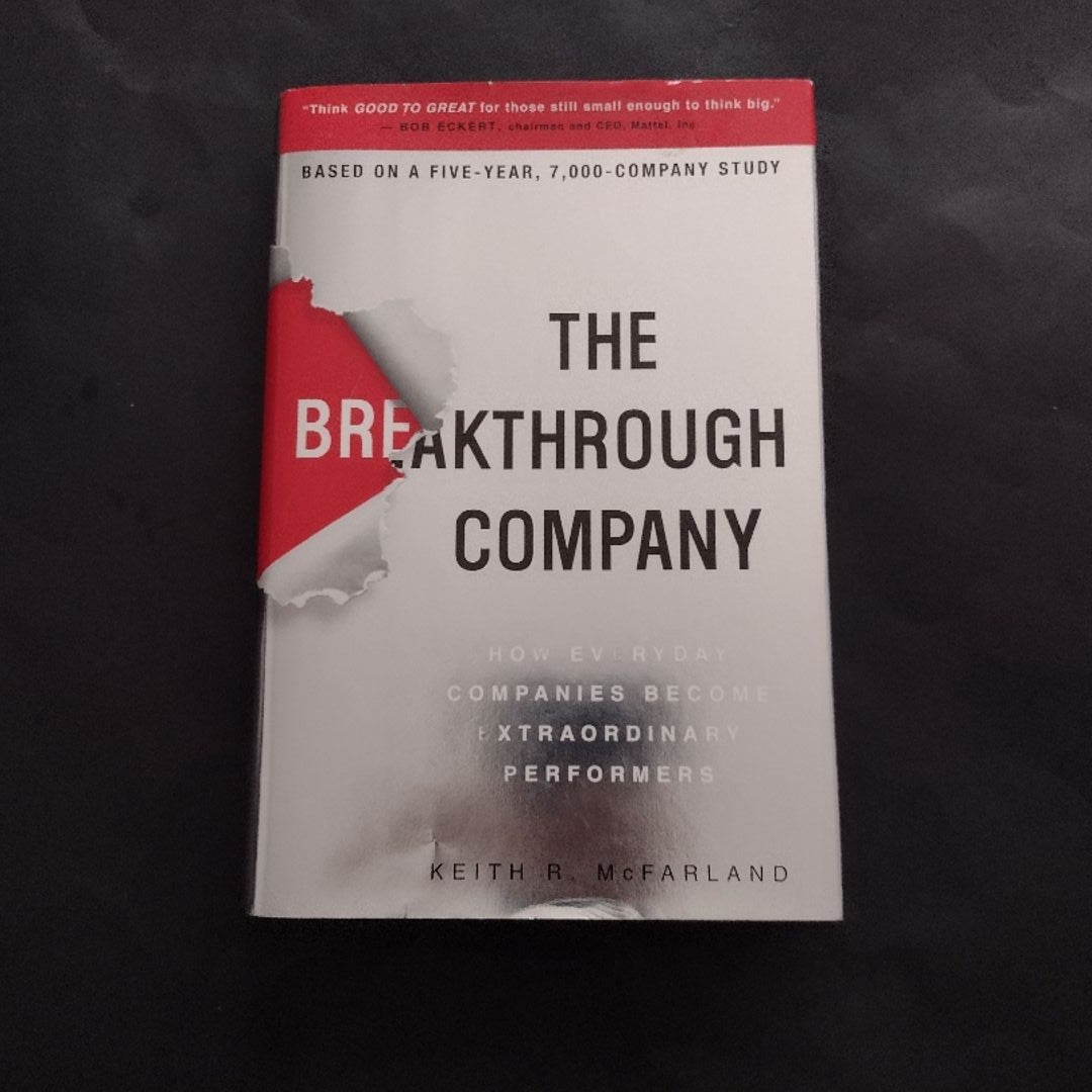 The　Pangobooks　McFarland,　Keith　Breakthrough　by　Company　Hardcover