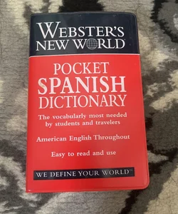Webster's New World Pocket Spanish Dictionary