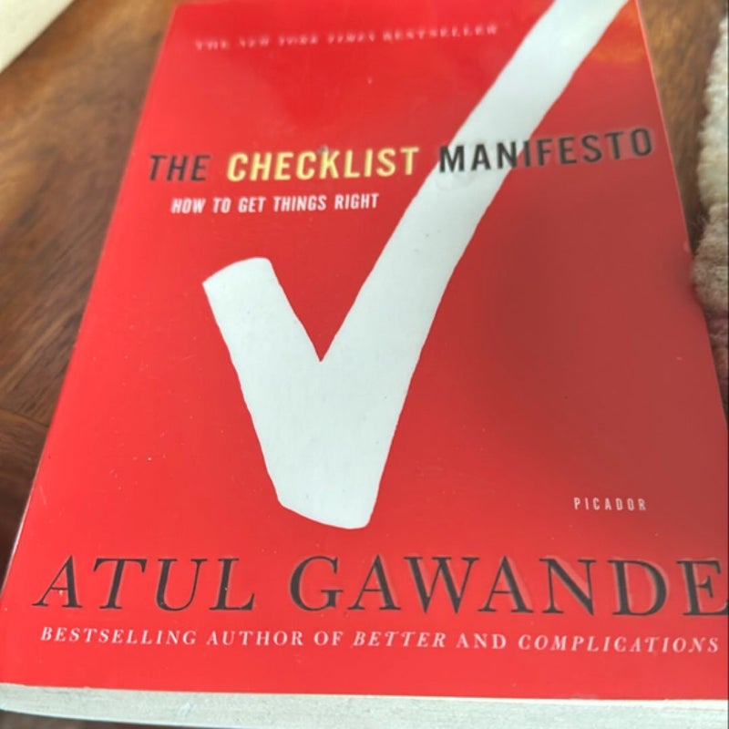 The Checklist Manifesto