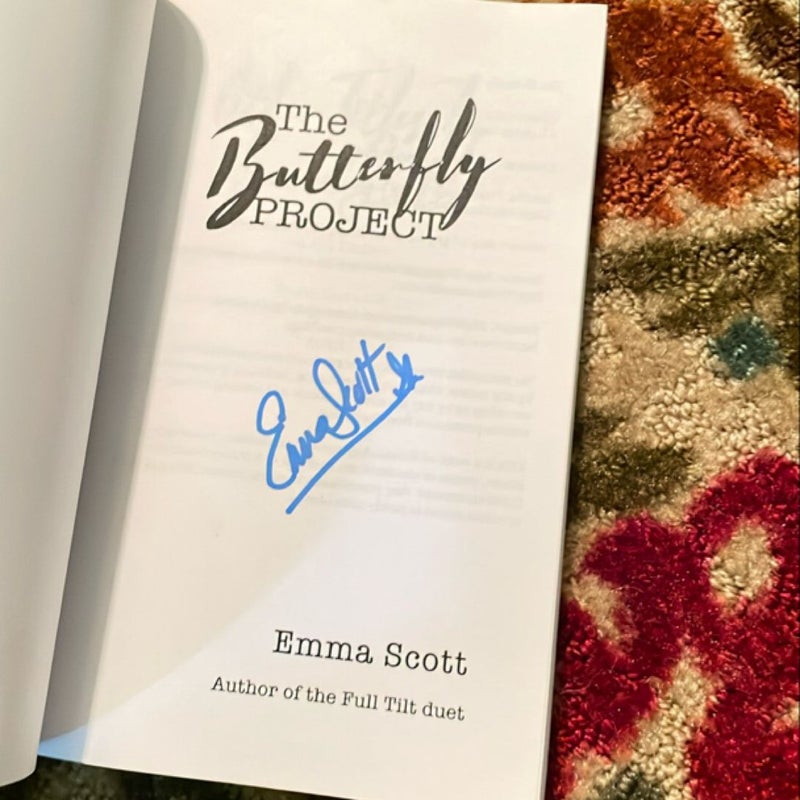 The Butterfly Project - SIGNED BY AUTHOR