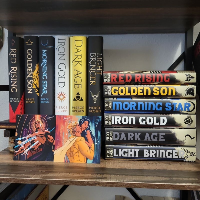 Red Rising 1-6 bundle with art prints!