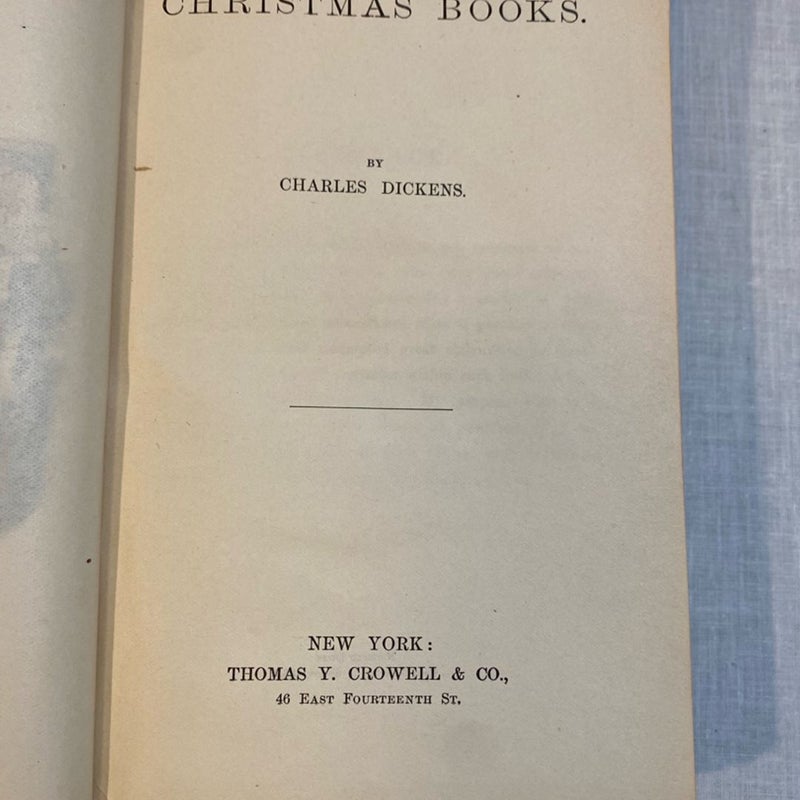 Christmas Stories and Great Expectations rare vintage book, Charles Dickens