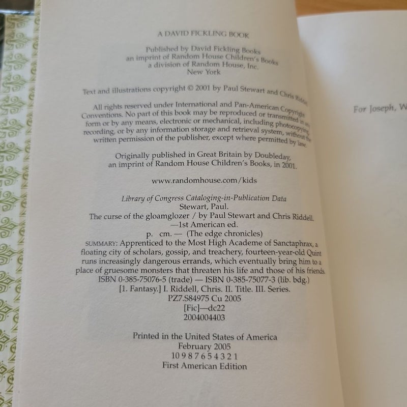 The Curse of the Gloamglozer