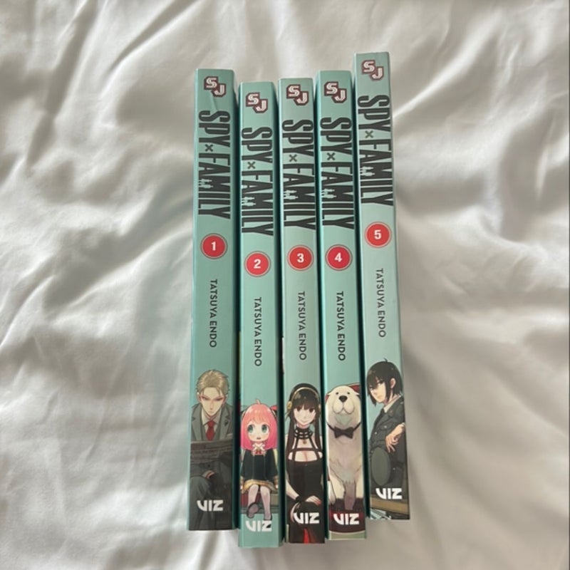 Spy X Family, Vol. 1, 2, 3, 4, 5 (Set 1-5)