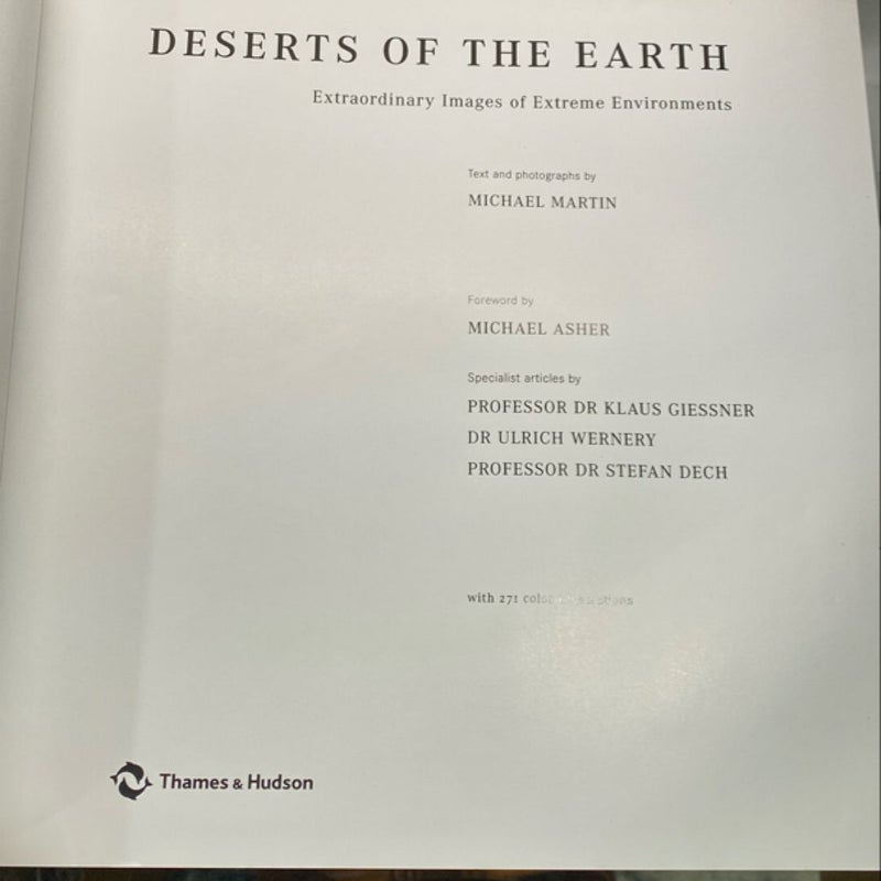 Deserts of the Earth