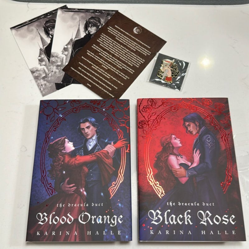 Blood Orange & Black Rose