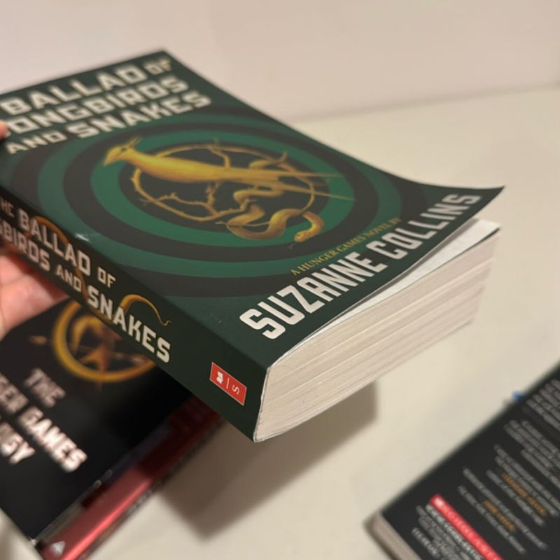The Hunger Games Trilogy Collection and the Ballad of Songbirds and Snakes