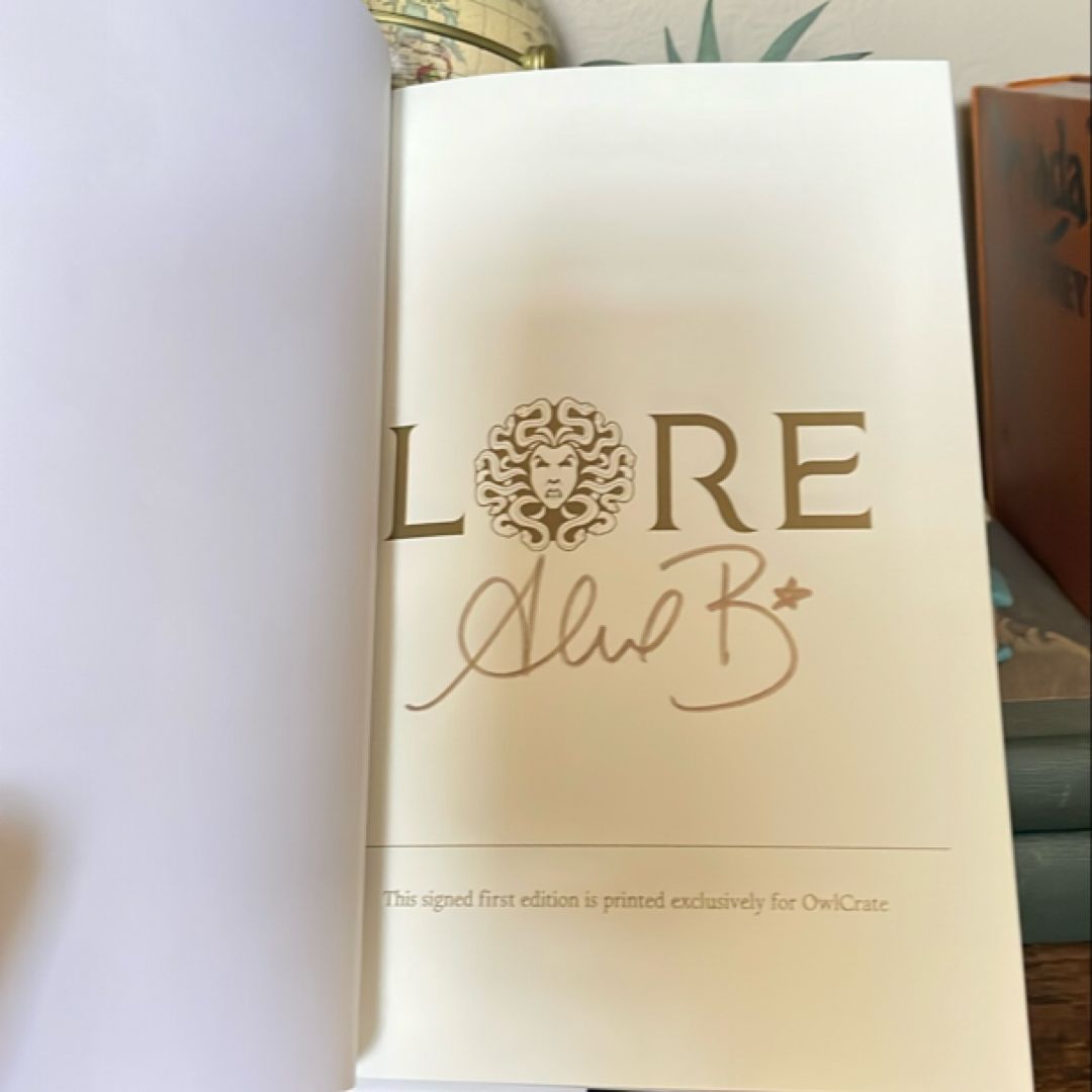 Lore (SIGNED Owlcrate Exclusive) by Alexandra Bracken, Hardcover ...