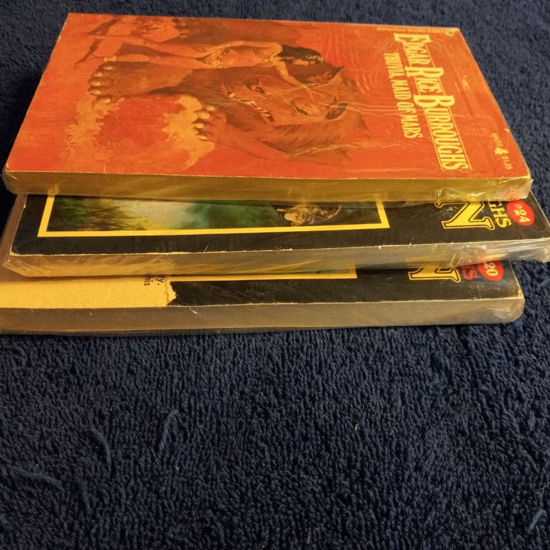 Edgar Rice Burroughs vintage paperback set