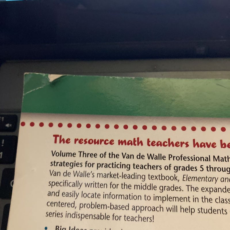 Teaching Student-Centered Mathematics