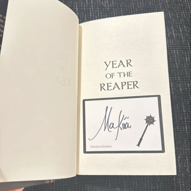 Fairyloot - Year of The Reaper - Signed