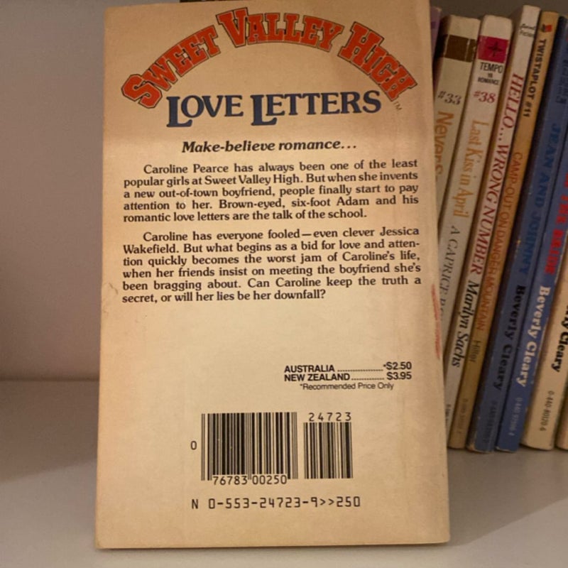 Love Letters   Sweet Valley High