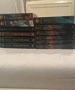 Percy Jackson/Rick Riordan Book Lot Mix of Paperback and Hardcover — BRAND NEW