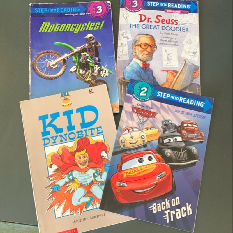 Kids Step Into Reading 4-Book Bundle